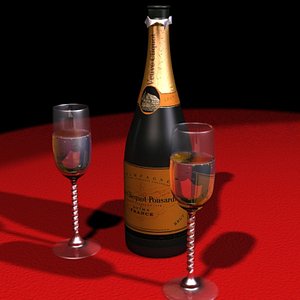 maya table set glasses