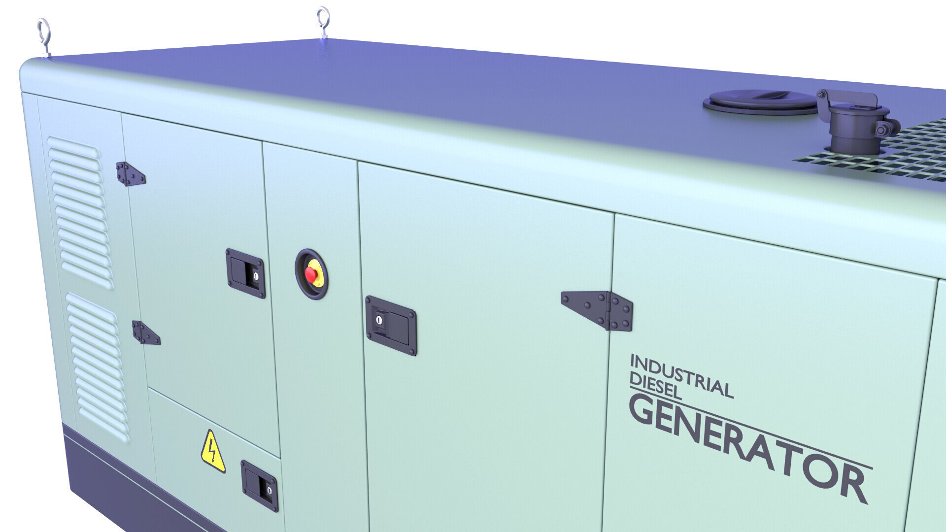 3D Retro Old Power Diesel Generator 9 Model - TurboSquid 1980020
