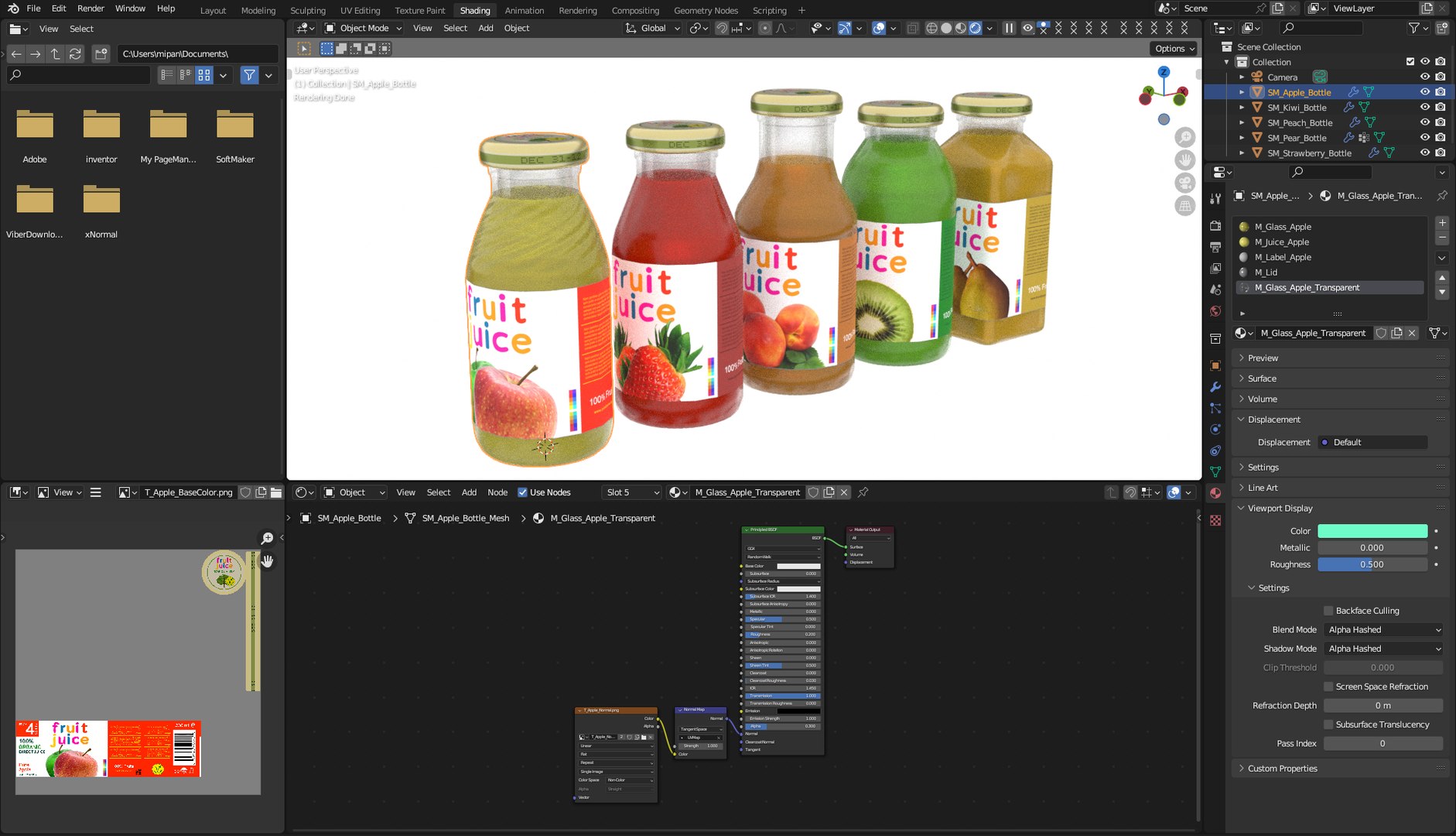 Mini juice glass bottles with low-poly mesh 3D model https://p.turbosquid.com/ts-thumb/p6/0gUEj9/vS/glass_bottle_04/png/1783876282/1920x1080/fit_q87/b8ac93270e7a5723c72769b60183355bb4583fe4/glass_bottle_04.jpg