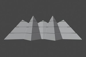 Futuristic Pyramidal Build Two Peaks
