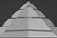 Futuristischer Pyramidenbau mit zwei Gipfeln