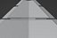 Futuristischer Pyramidenbau mit zwei Gipfeln