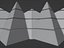 Futuristischer Pyramidenbau mit zwei Gipfeln
