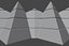 Futuristischer Pyramidenbau mit zwei Gipfeln