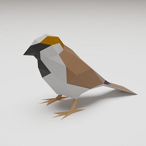 Bird - Sparrow 3D model