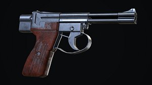 3D underwater pistol model