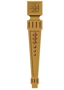 3D model Leg 43cm