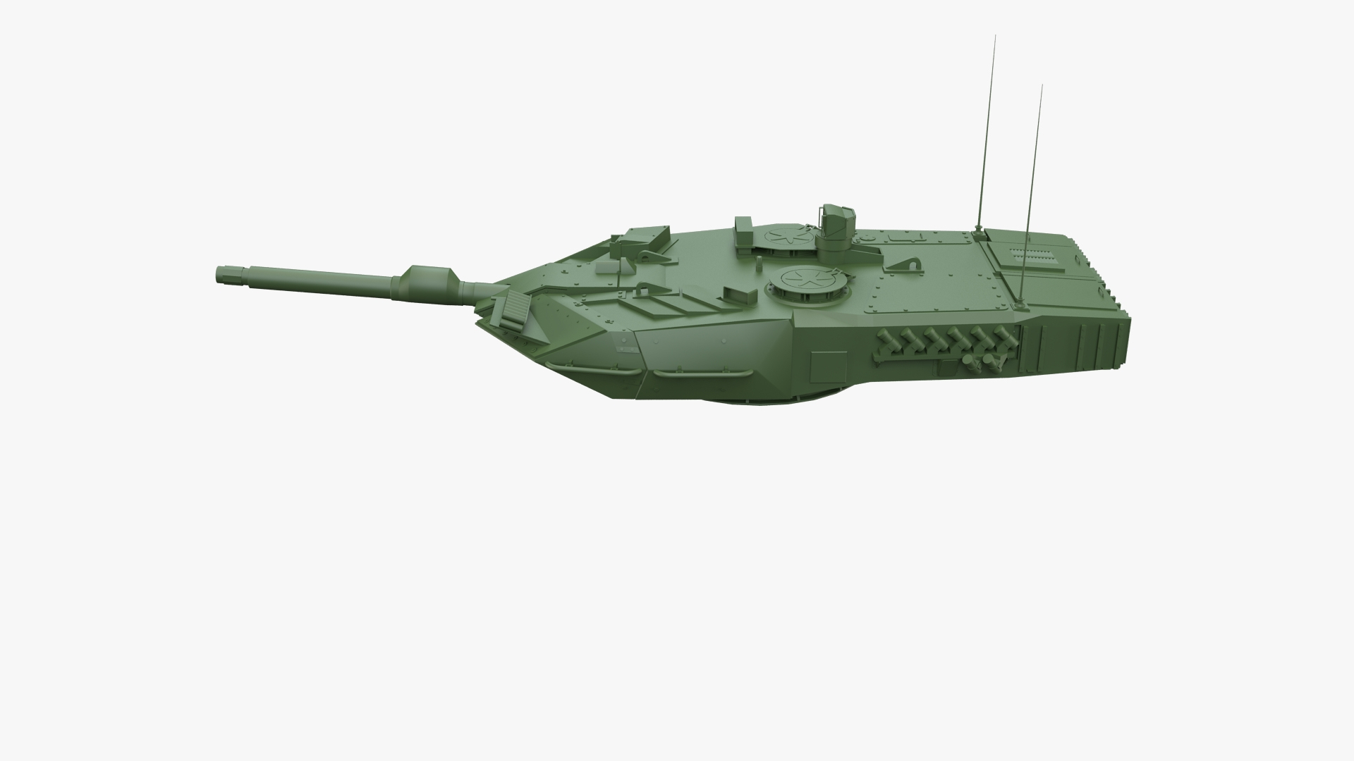 3D German Leopard 2a6 Turret - TurboSquid 1486768