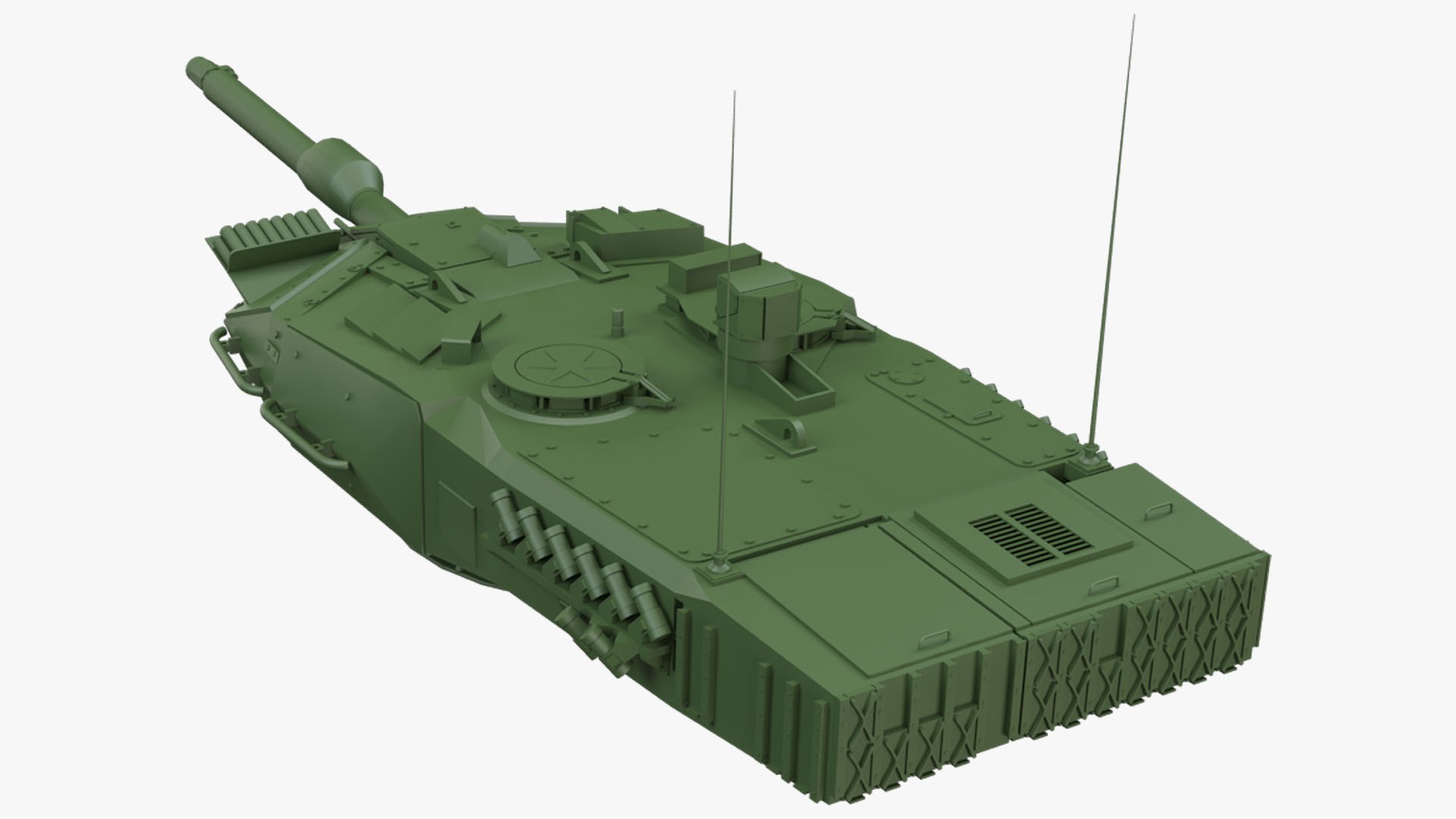 3D German Leopard 2a6 Turret - TurboSquid 1486768