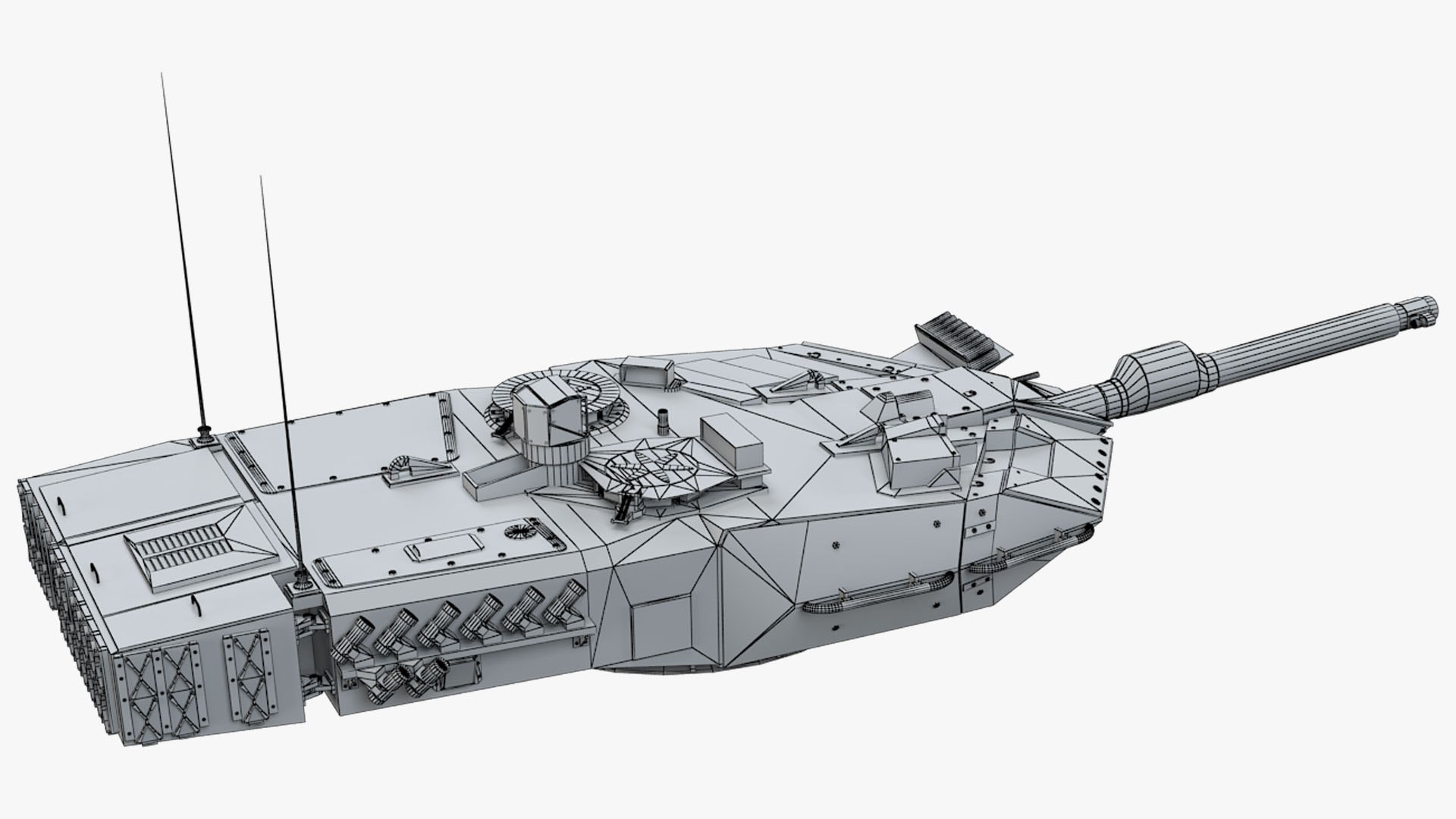 3D German Leopard 2a6 Turret - TurboSquid 1486768