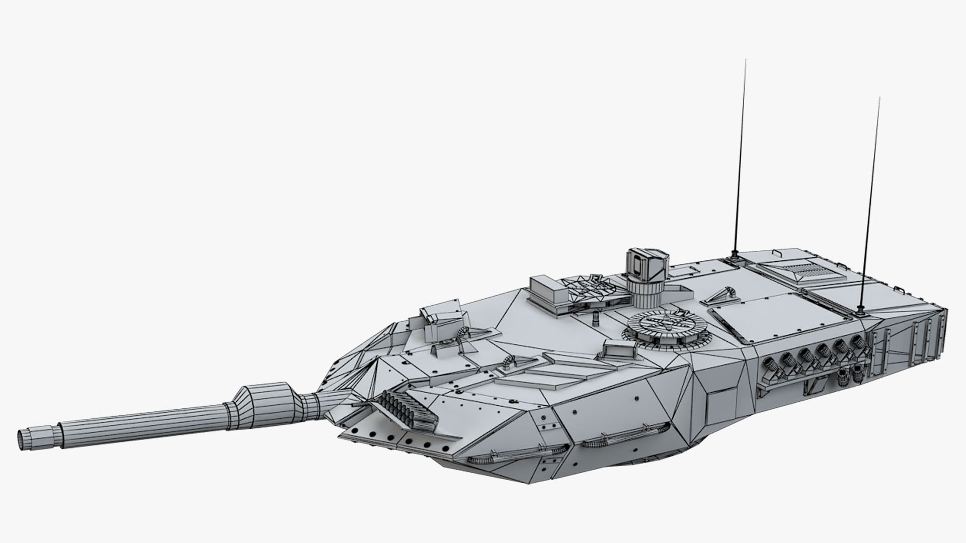 3D German Leopard 2a6 Turret - TurboSquid 1486768