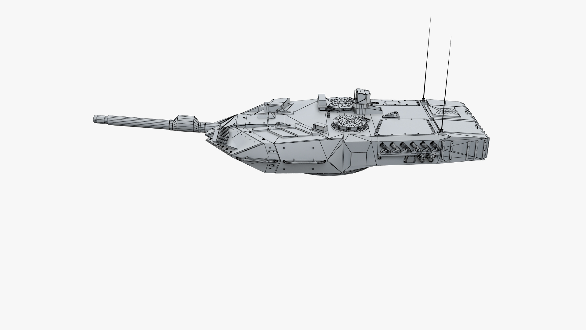 3d German Leopard 2a6 Turret - Turbosquid 1486768