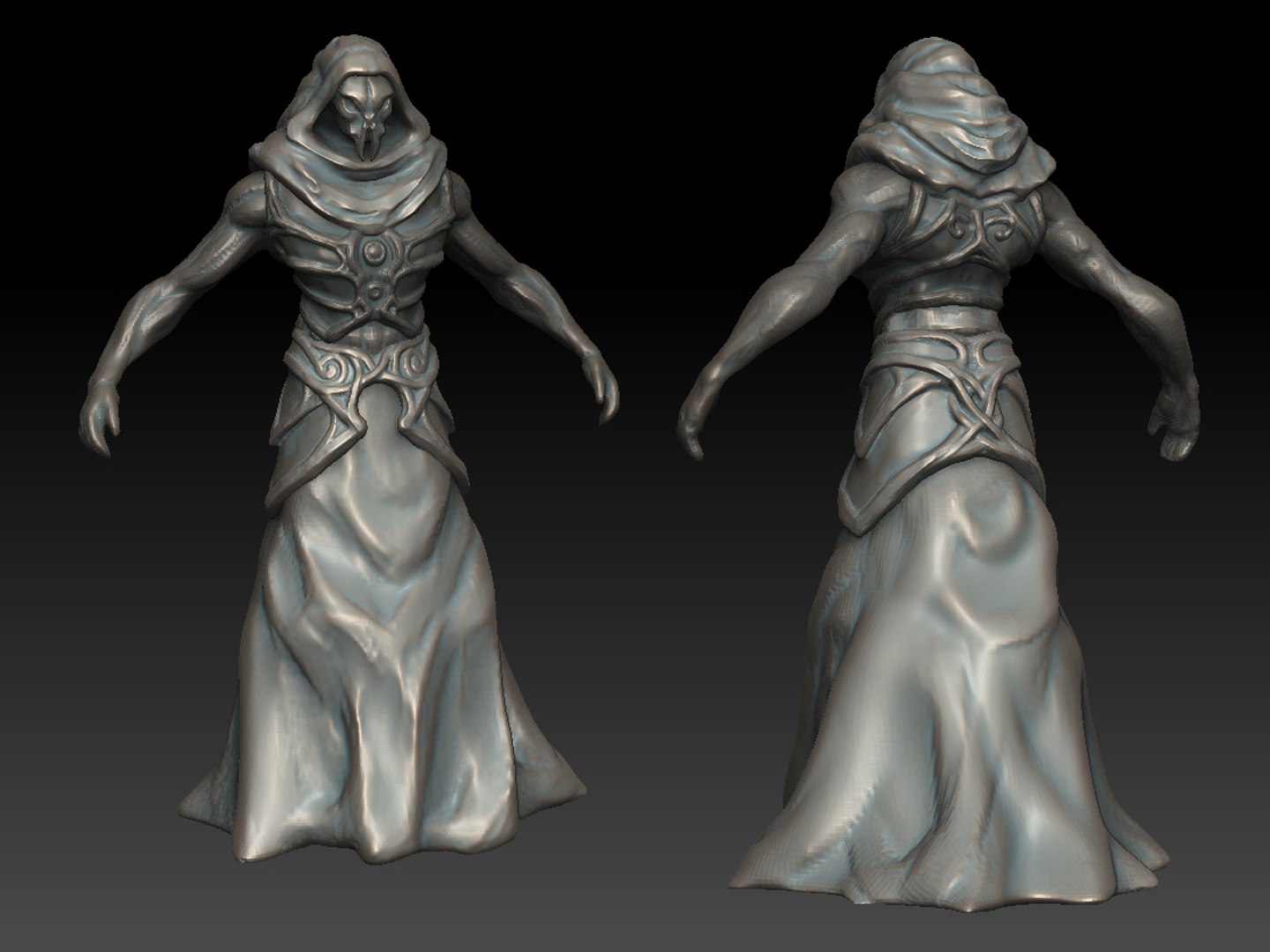 3d Model Of Necromancer Character