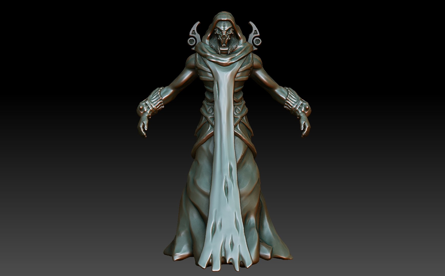 3d Model Of Necromancer Character