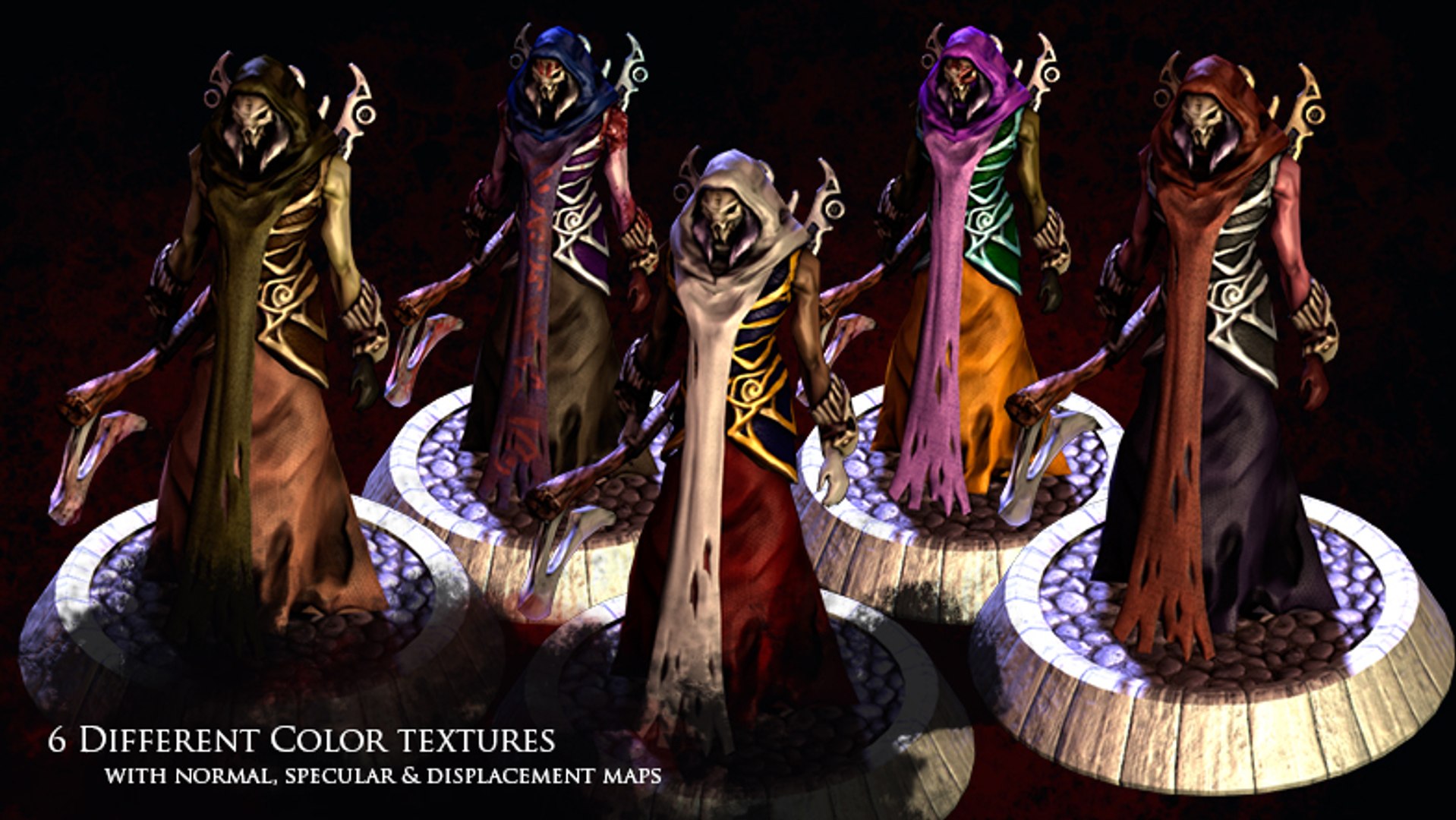 3d Model Of Necromancer Character
