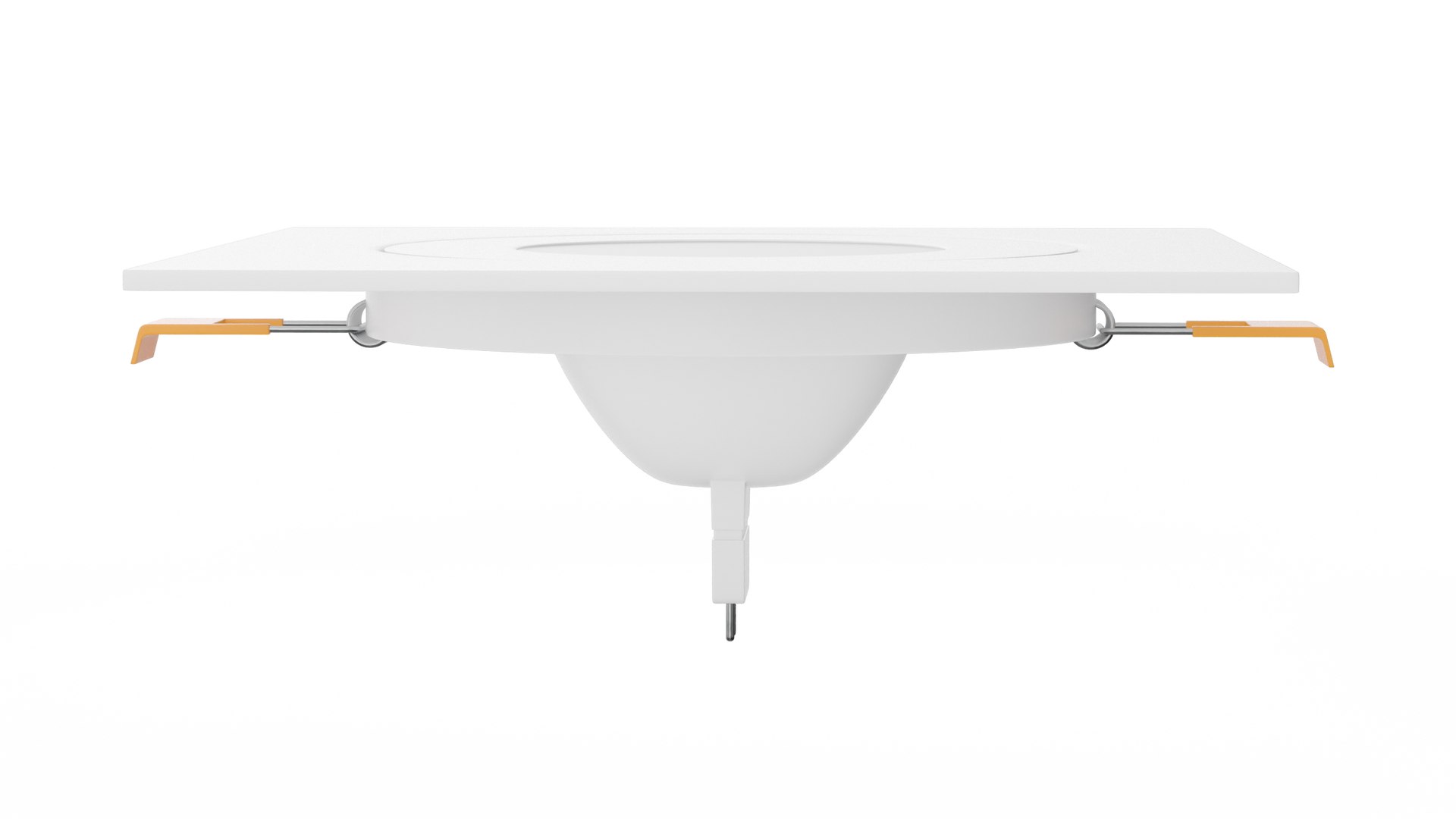 3D Model Recessed Modular Ceiling Lamp White - TurboSquid 2076469