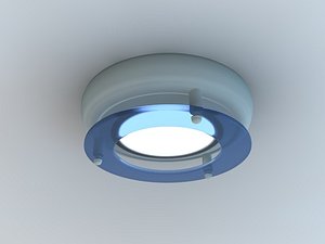 3d model ceiling light glass
