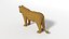 famale lion 3D