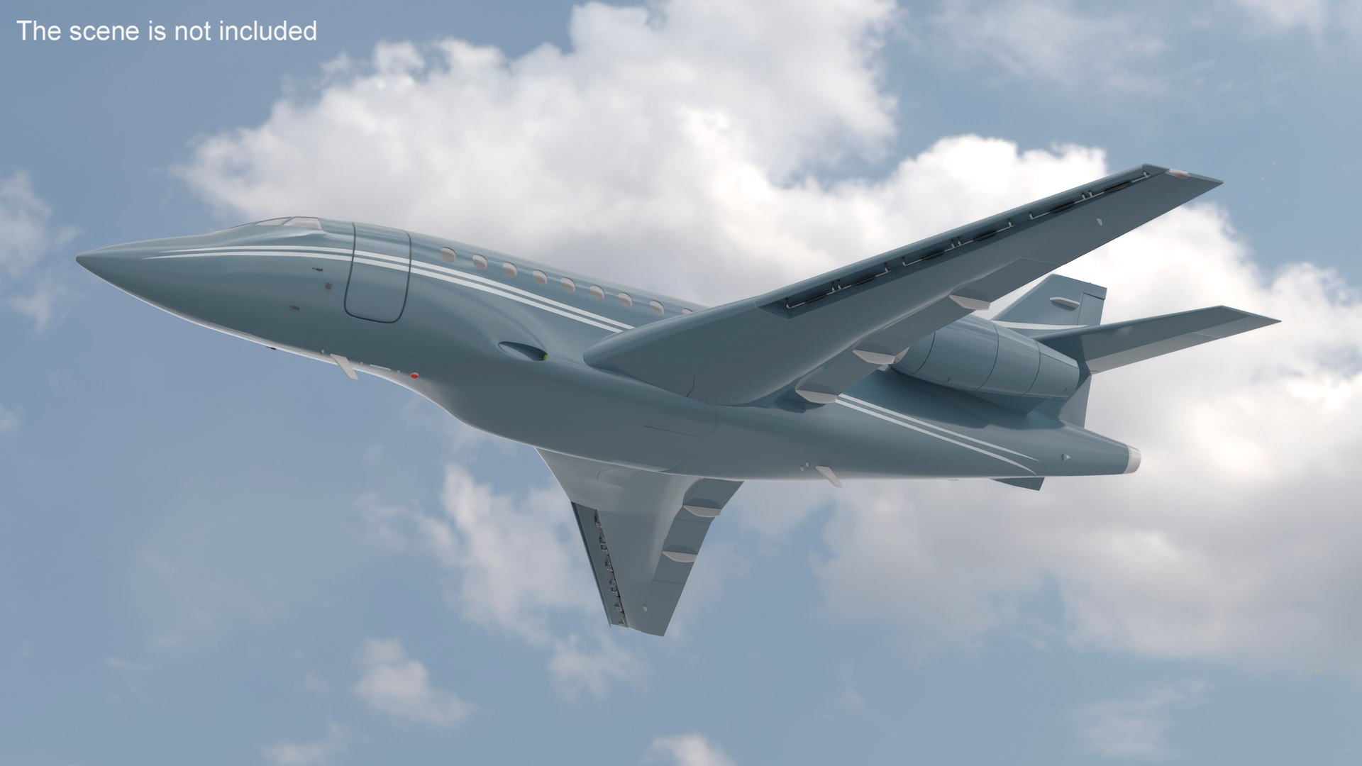 Dassault Falcon 900 Business Jet Grey No Chassis 3D Model - TurboSquid ...