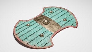 Wooden Shield 3D