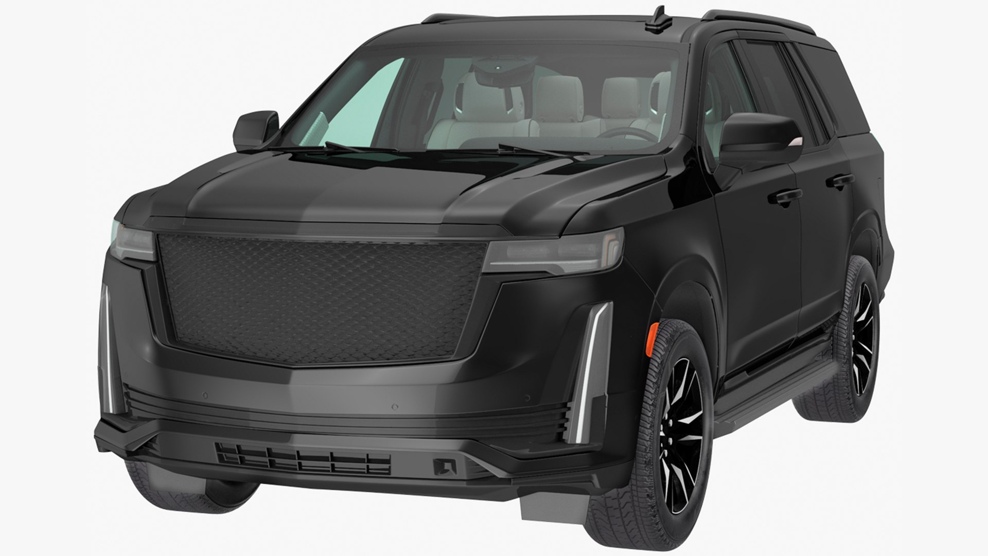 Luxury Large SUV 3D model preview