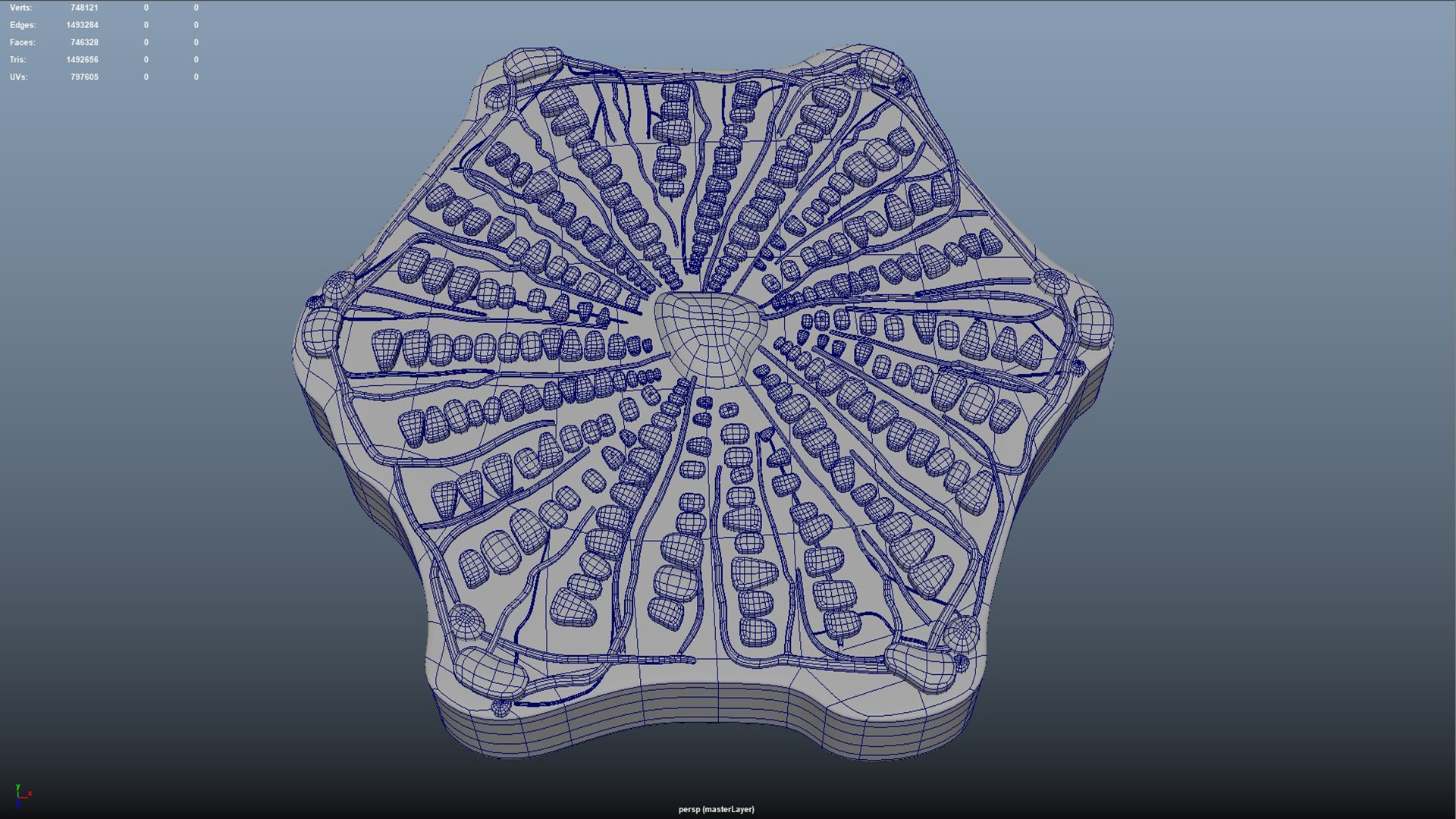 Hepatic Lobule 3D Model - TurboSquid 2189279