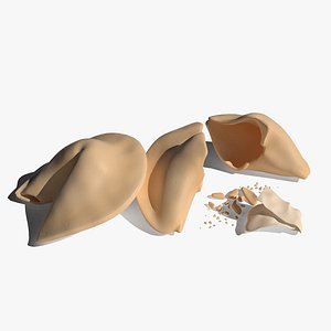 Fortune Cookies 3D model