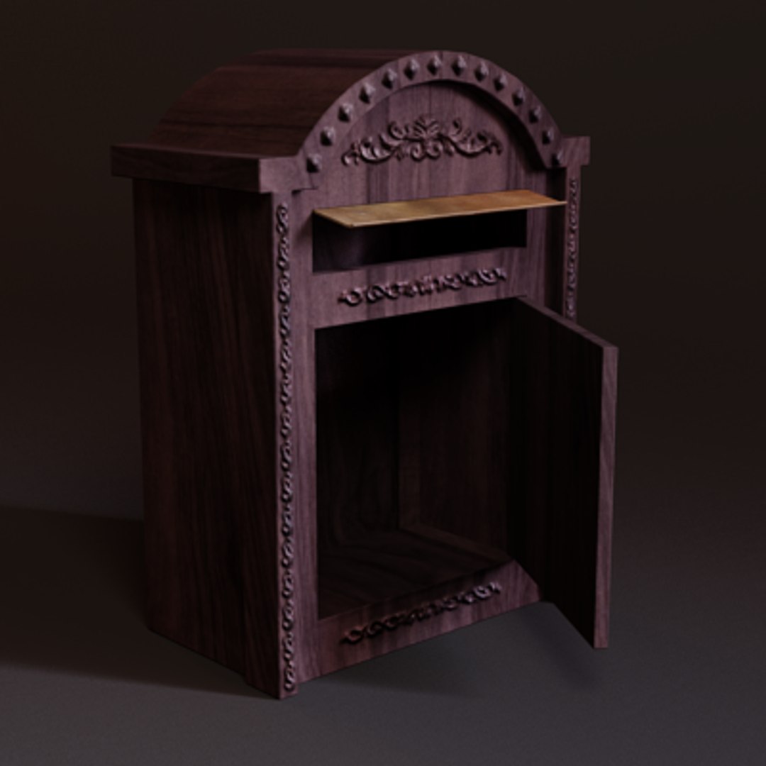 3d Model Mailbox Wall