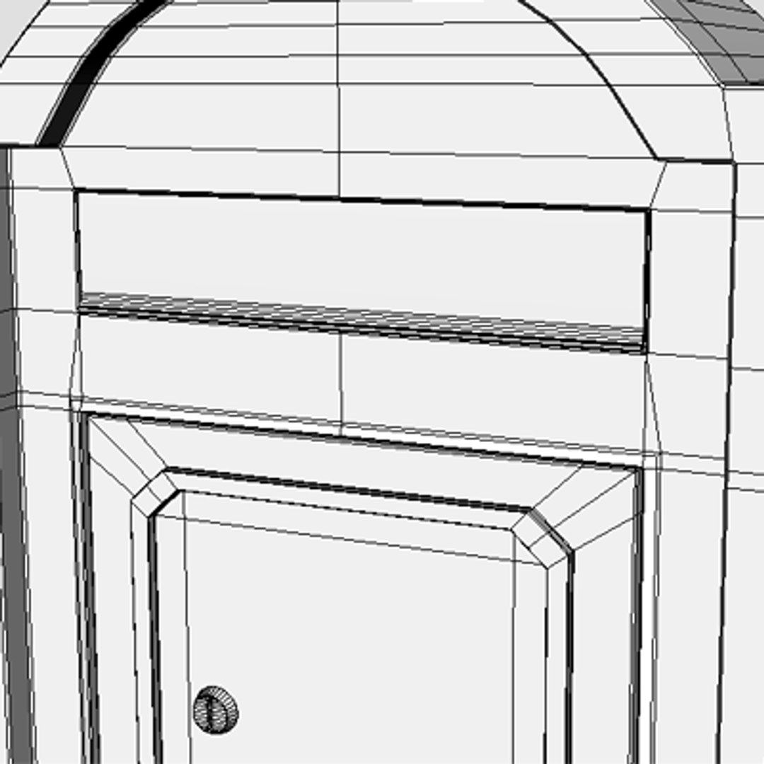 3d Model Mailbox Wall