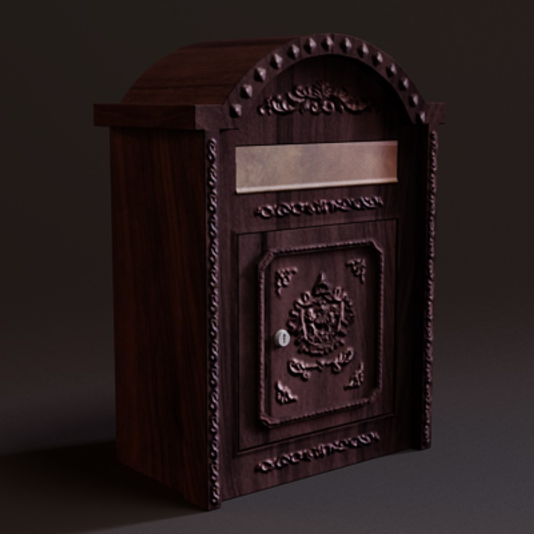 3d Model Mailbox Wall