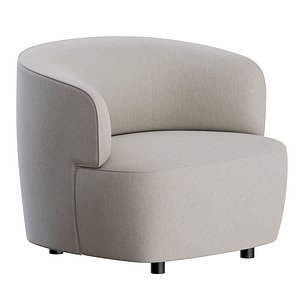 3D Elain Armchair by Molteni and C