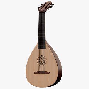 3D model Lute PBR