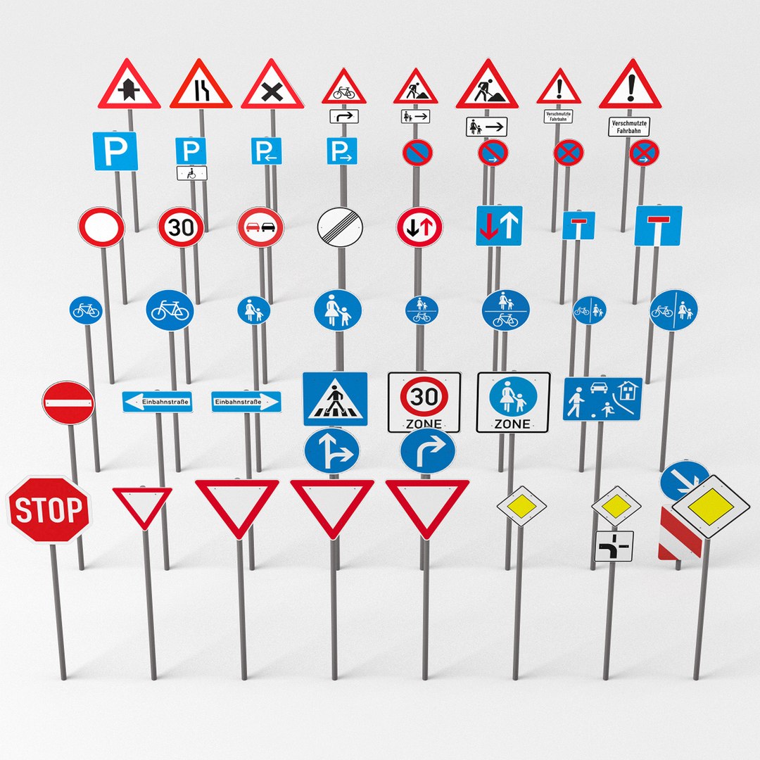 3D European Road Signs - Germany - in official sizes https://p.turbosquid.com/ts-thumb/p6/RLcICB/gk/signs_g2/jpg/1779179107/1920x1080/fit_q87/8d676718ede72ad0f6ed22d14fd0380cef375233/signs_g2.jpg