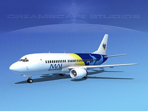boeing 737 737-300 3d dwg
