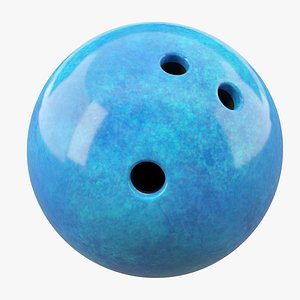 3D bowling ball model