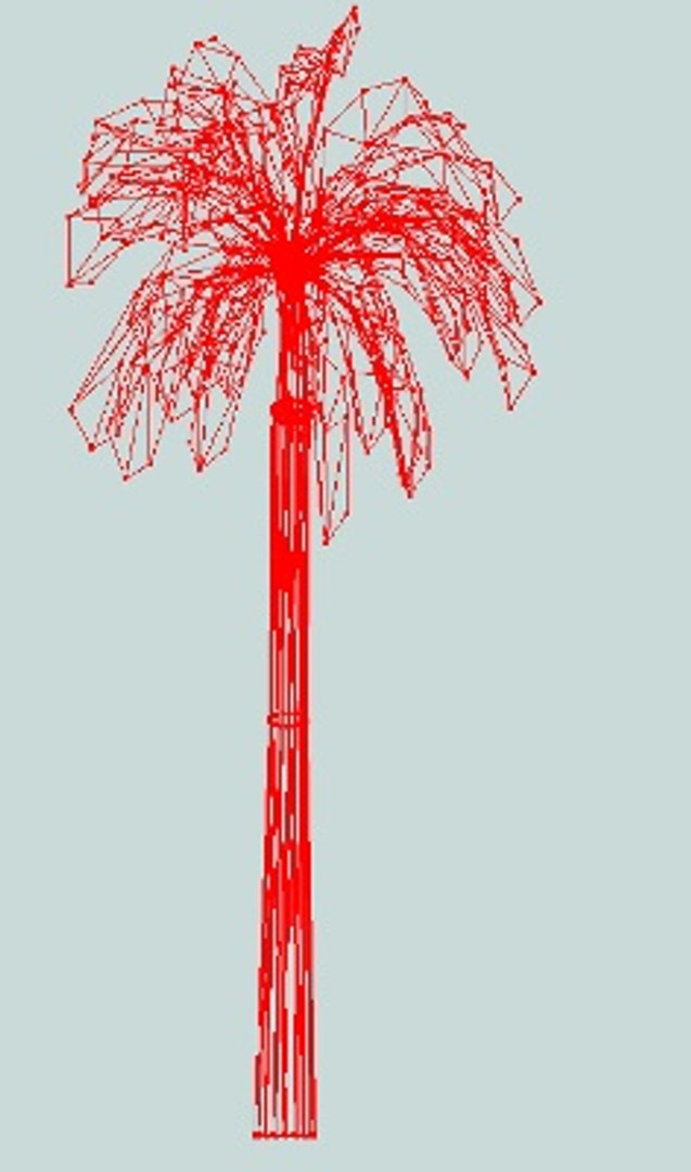 palm tree 3d obj