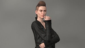 female character 3D model