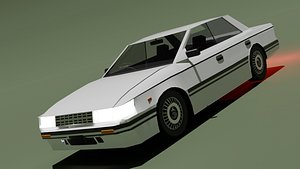 3D Nissan Laurel C33 with interior