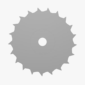 Circular Saw Blade - Geometry Only No Textures No Materials 3D model