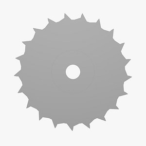 Circular Saw Blade - Geometry Only No Textures No Materials
