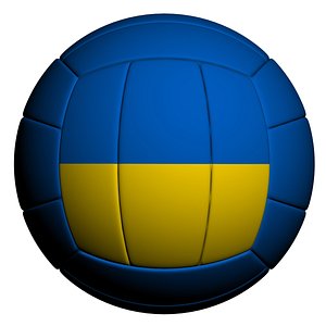 3D volleyball ball model