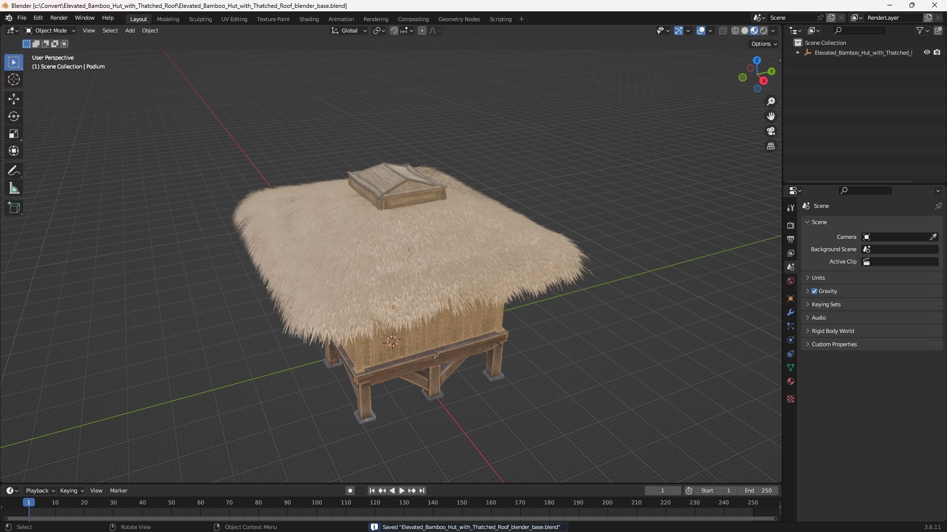 3D Elevated Bamboo Hut with Thatched Roof https://p.turbosquid.com/ts-thumb/p6/sYERyC/ek/elevated_bamboo_hut_with_thatched_roof_1001/jpg/1759459037/1920x1080/fit_q87/831a312491c78edb48b86ad1ad3f9f70eaf059e8/elevated_bamboo_hut_with_thatched_roof_1001.jpg