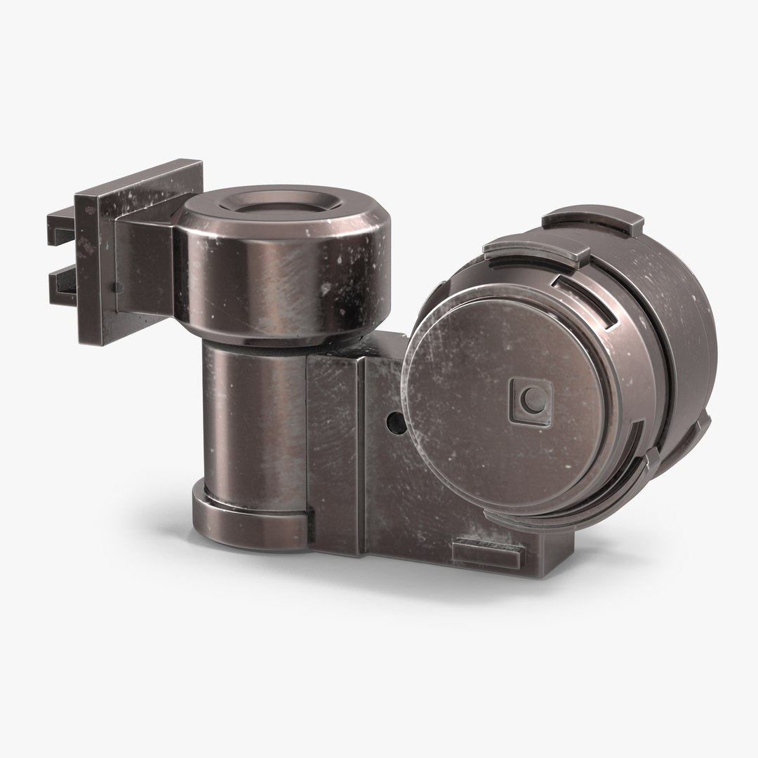 Anodized Industrial Joint 2 3D model preview