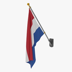 3D Wall Flag Netherlands