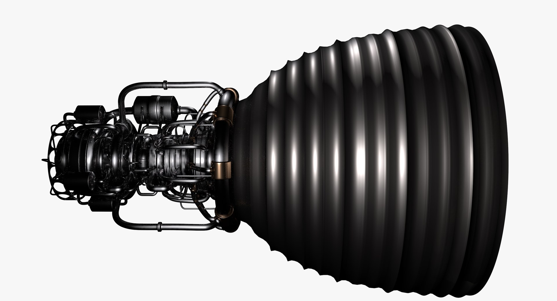 3d Rocket Engine Model