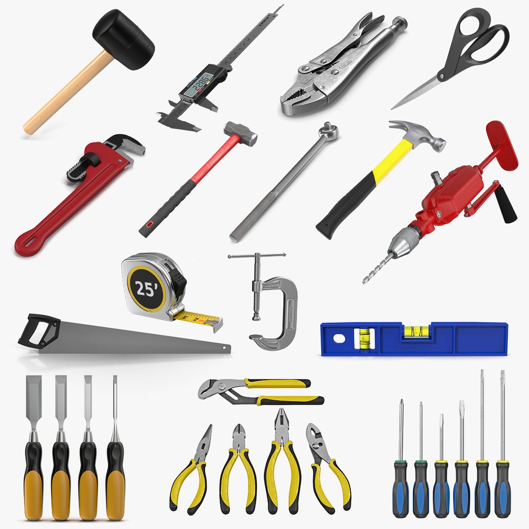 Tools Collection 6 3D model preview