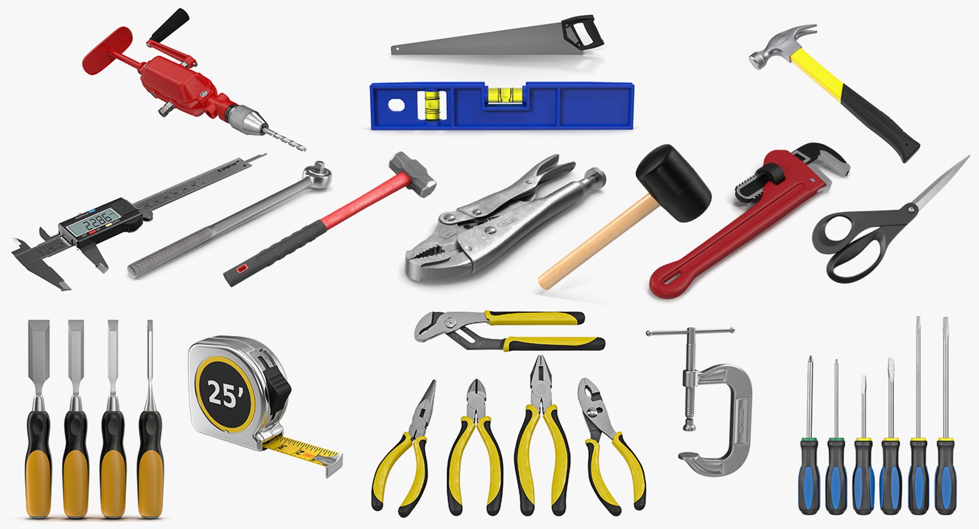 3D tools 6 model https://p.turbosquid.com/ts-thumb/p6/zk3M4x/GhiNiSC2/toolscollection63dsmodel002/jpg/1582145818/1920x1080/fit_q87/c4552e538def1d99ed45cb386b5dba7502522e90/toolscollection63dsmodel002.jpg