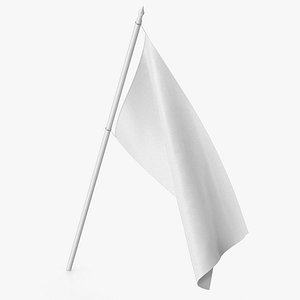 3D White Flag