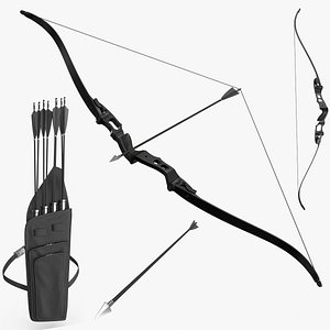 Bow With Quiver and Arrow