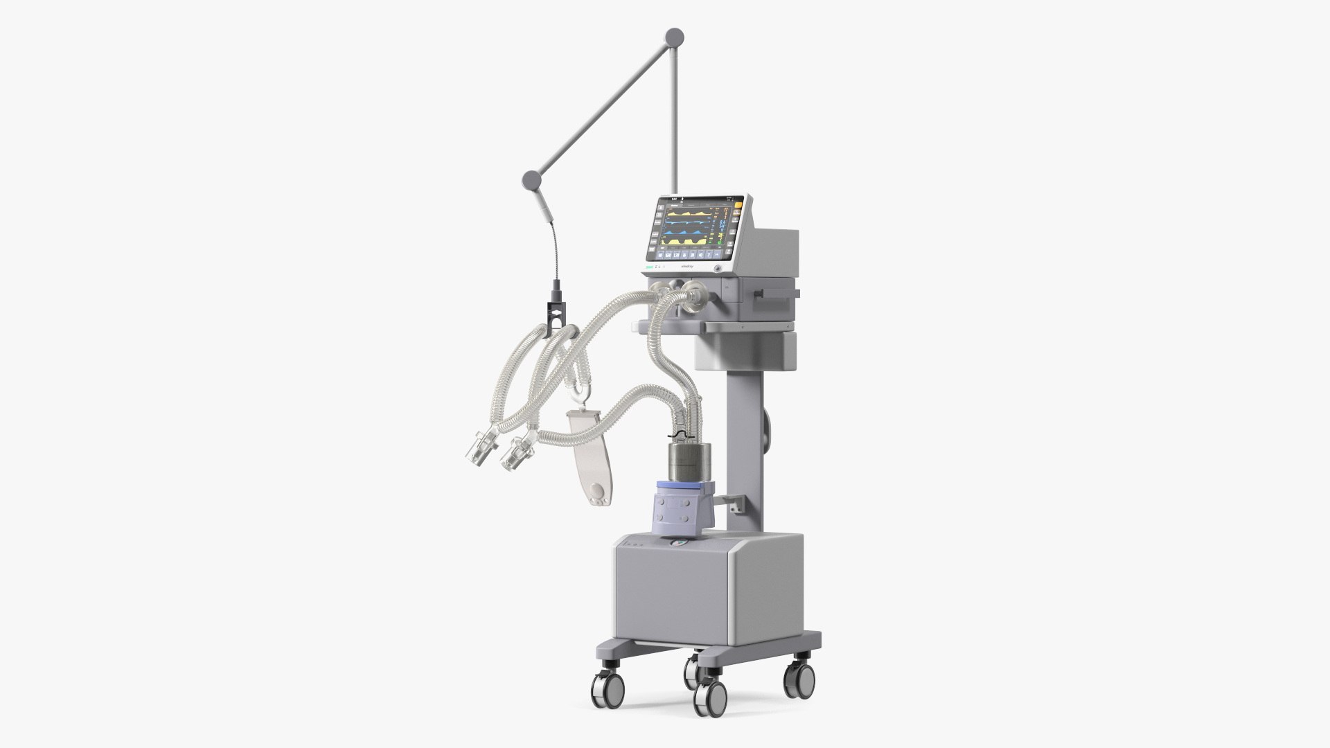 Mechanical Breathing Ventilator Mindray 3D model preview